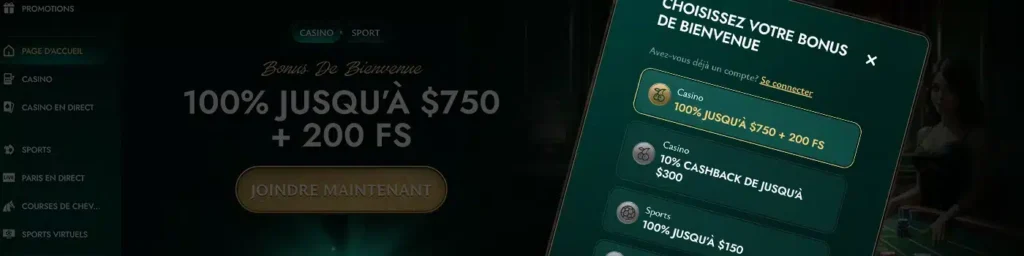 formulaire inscription casino en ligne Cashed